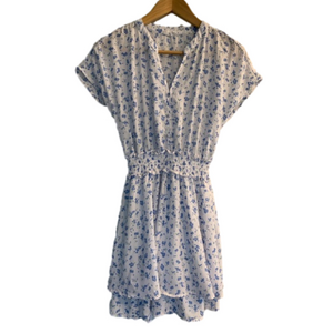 SIENNA Sky Floral Short Sleeve Dress Size XS